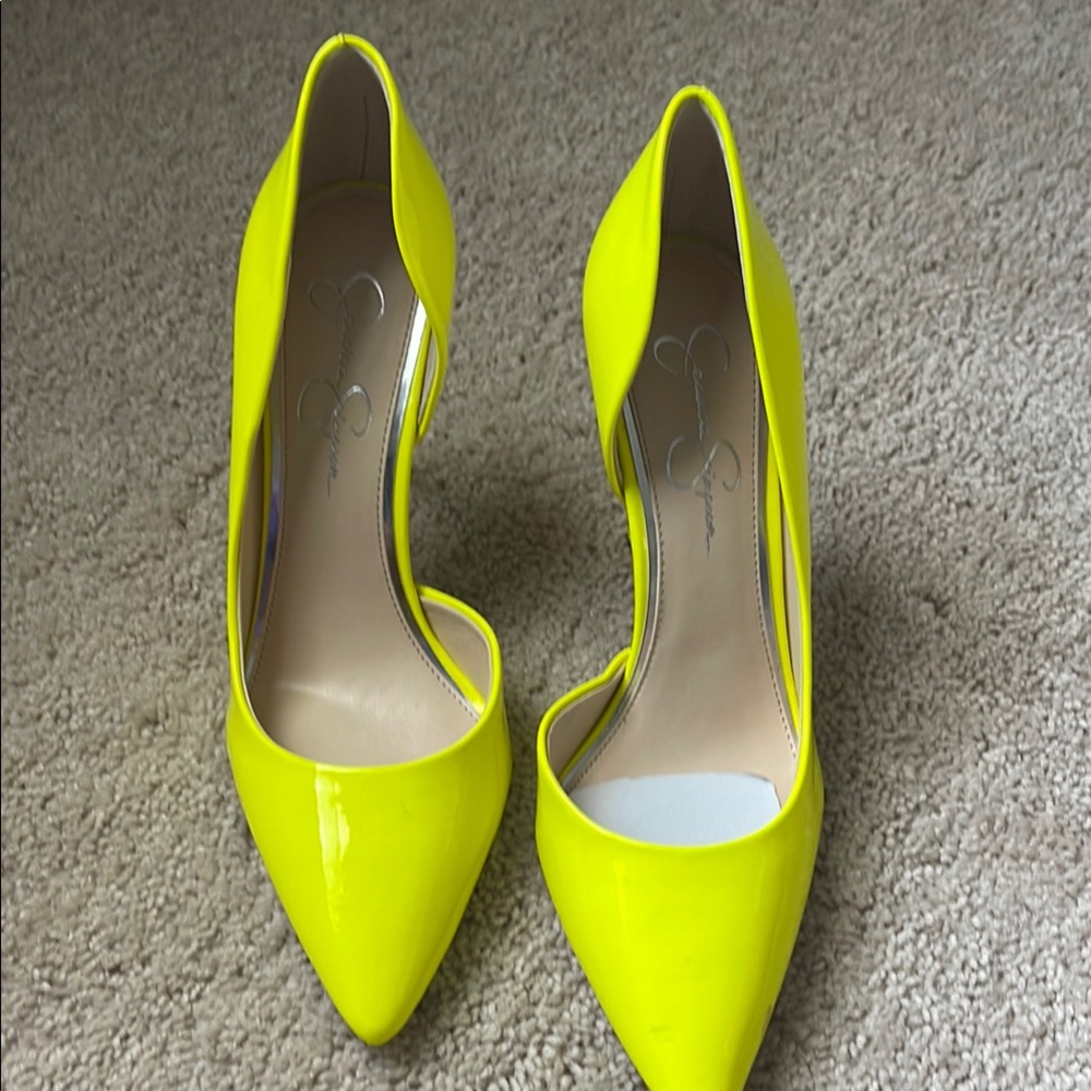 Bright Yellow Women's Pumps